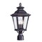 Maxim Lighting Knoxville 3-Light 9" Wide Bronze Outdoor Pole/Post Mount 1130CLBZ - alternate 1